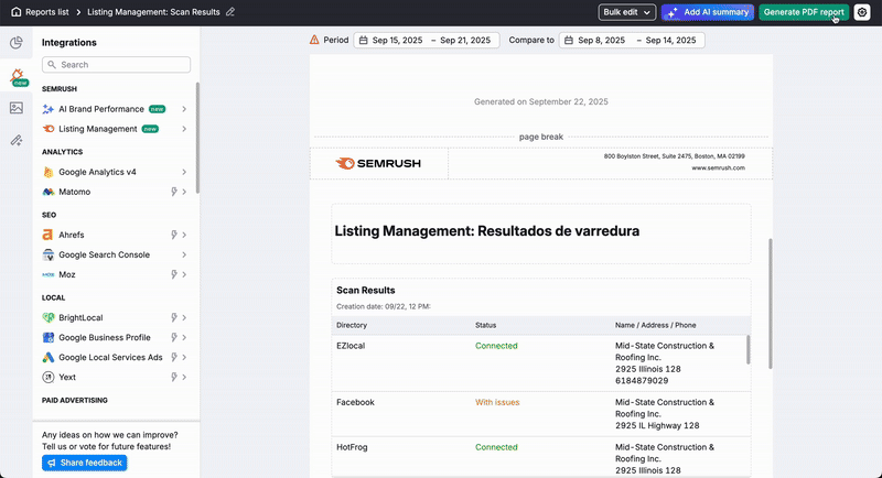 How to Automate Reporting in Semrush image 5